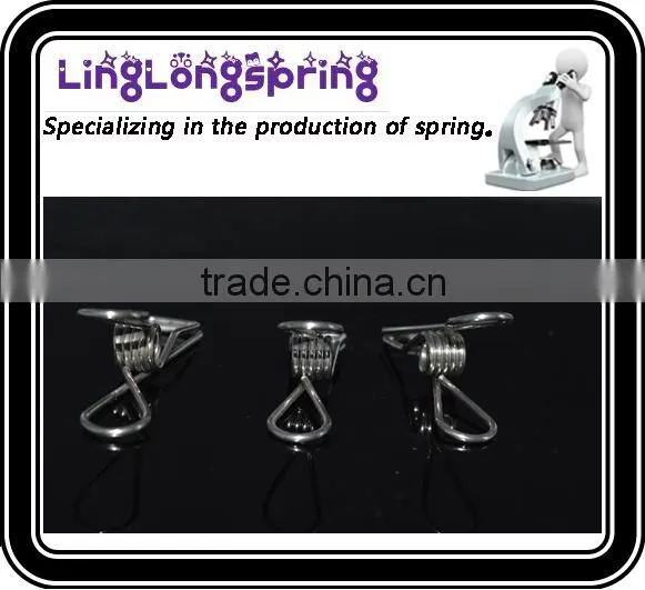 strong spiral coil torsion spring clip