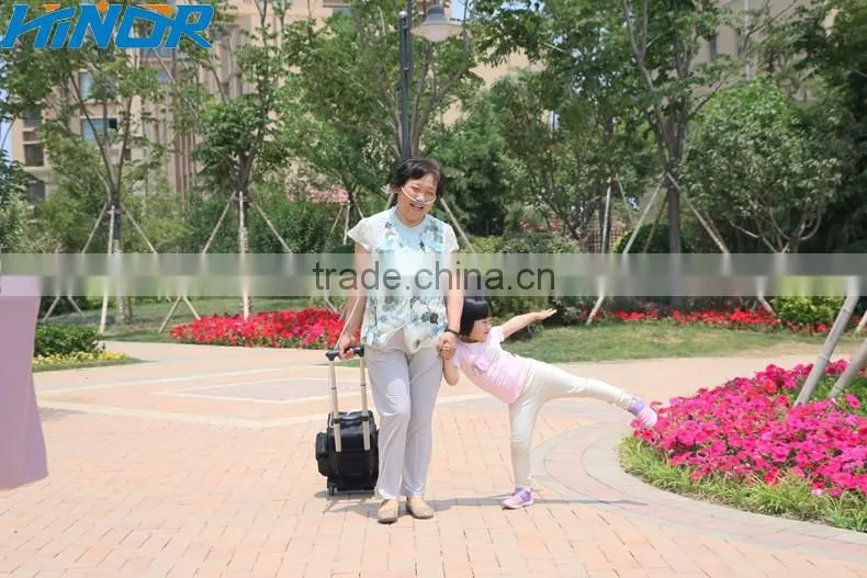Low noise battery operated medical portable oxygen concentrator