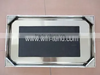 Commercial Kitchen Trolleys with Baskets,chrome wire vegetable stand basket