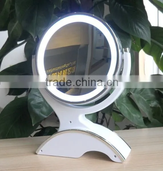 10x Magnifying Double Sided LED Lighted Makeup Mirror
