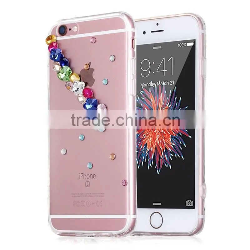 For Samsung s3/s4/s5/s6/s6edge/ s6 edge plus/ S7/S7edge,Crystal Diamond Blue Case