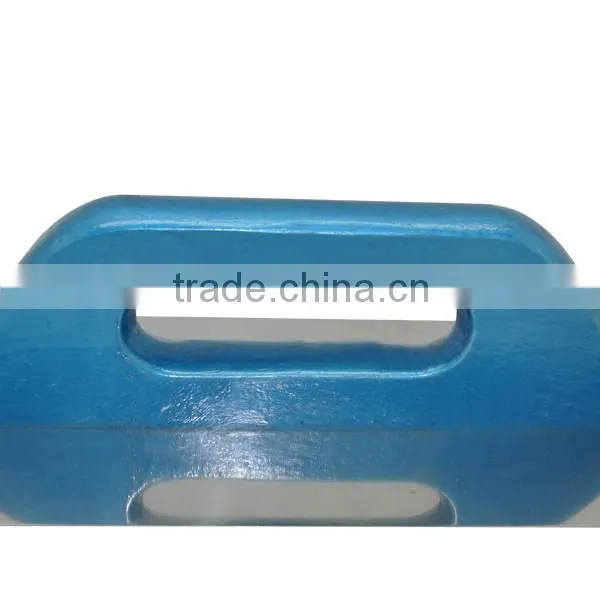 480mm Plastering trowel with Silver Blue Wooden Handle , Cement Trowel