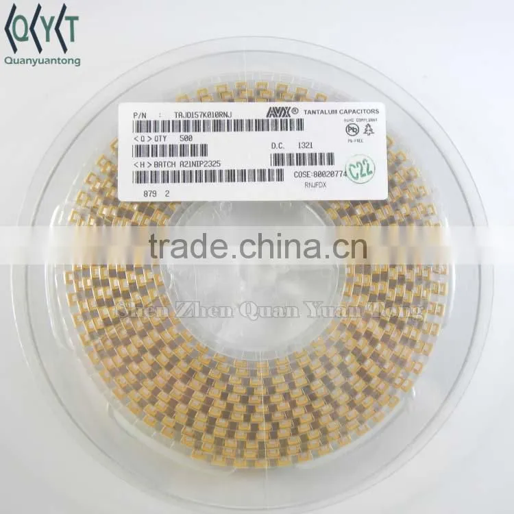 Capacitors TAJD157K010RNJ NEW