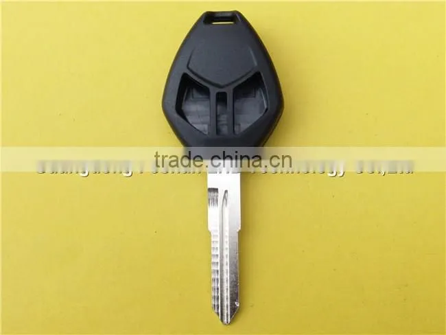 Blank Replacement 2 Buttons Uncut Right Groove Blade Remote Key Blank Mistubishi Car Key