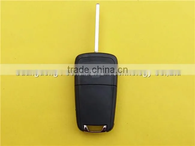 flip folding key shell for Chevy remote key case cover 3 buttons Chevrolet Cruze HU100 blade