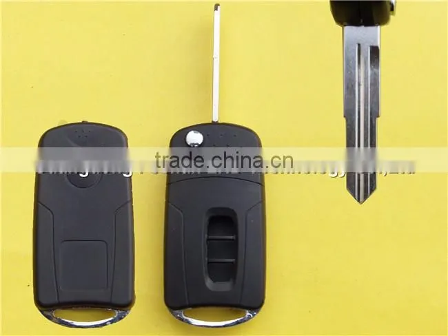 New Uncut Folding Flip Remote Key Shell Case Fob 3 Button for Chevrolet Captiva
