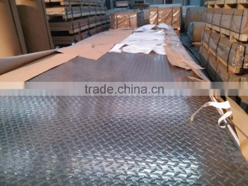 5052 5083 Embossed Aluminum Sheet for non-slip floor