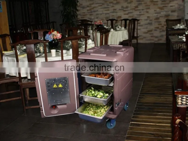 food warming carts inflight meal cabinet electric food thermal trolley