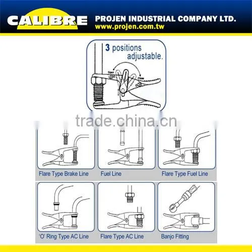 CALIBRE 8pc Pipeline Stopper Set Fuel Line Stopper Kit