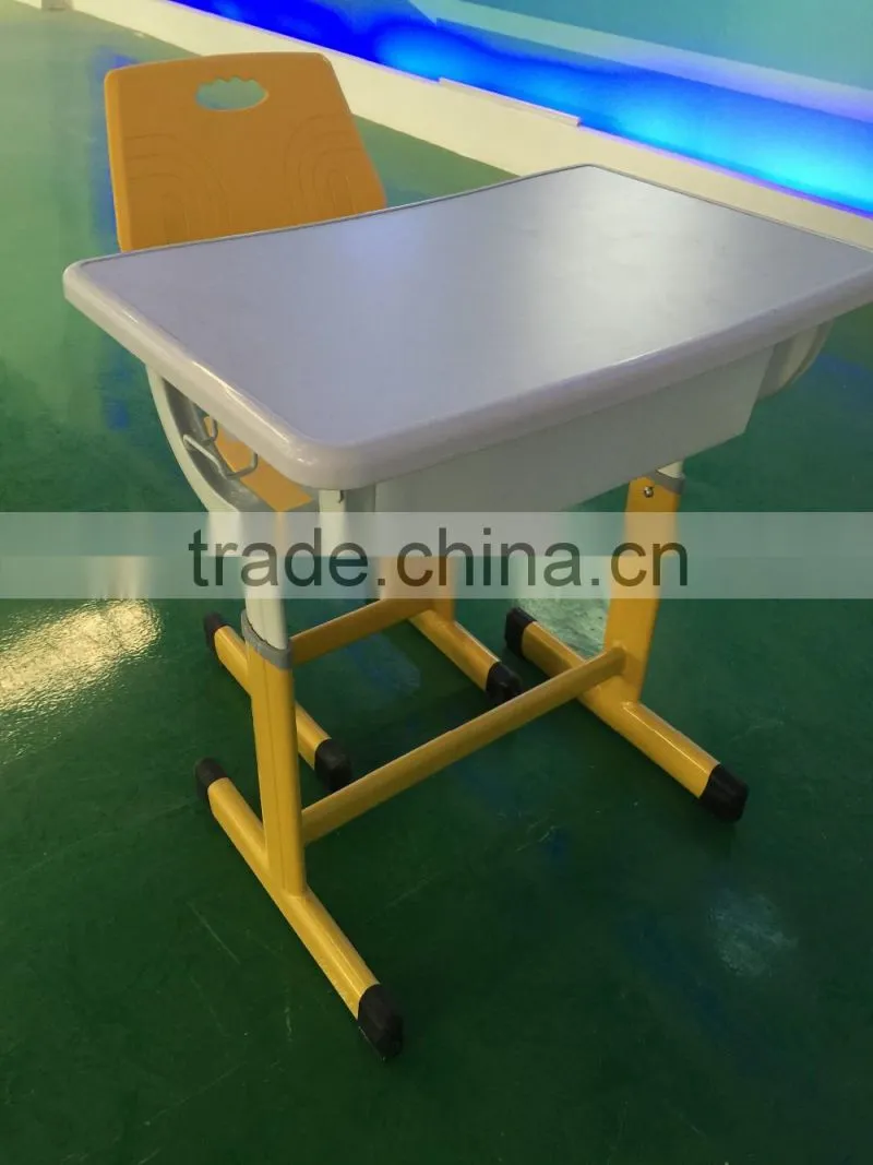 modern combo desk school desk with bench HXZY047