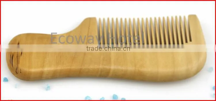 Wholesale Hotel High Quality Personalized Hand Made Wood Hair Comb