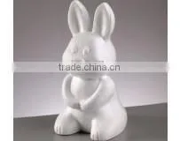 lovely DIY and Christmas 240mm white polystyrene snowman