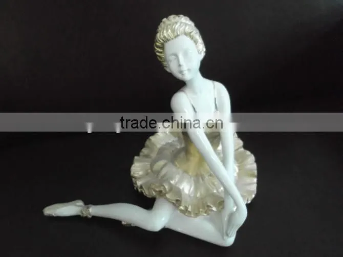 custom high quality resin ballet figure