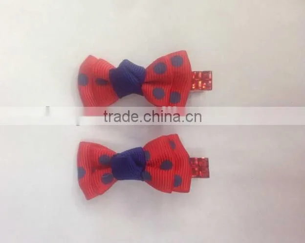 Customize high quality hair accessories colorful headwear ribbon hairpins for baby girl kids hairpins hair bows