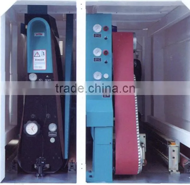 Segmental Crossing keyboard pad sanding machine for panel