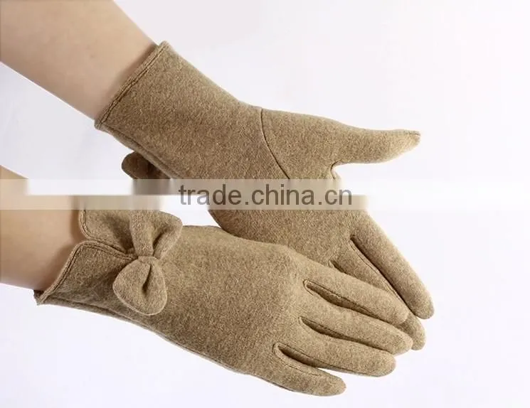 Ladies Winter Fashion handmade Wholesale Wool Gloves