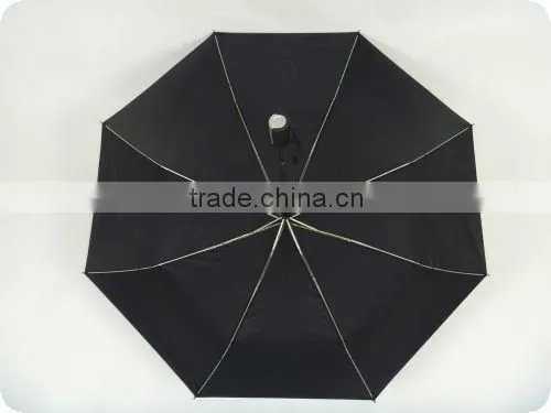 21 inch*8k black color auto open and auto close umbrella