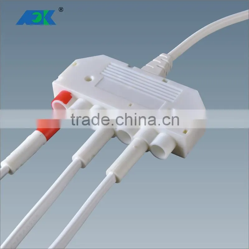 Led pendant light 250V 2.5A AC power cord mikro-stecker Euro plug to 250MP male connector