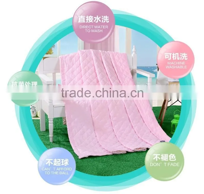 alibaba selling air-condition summer queen size super soft velboa for fitted quilt