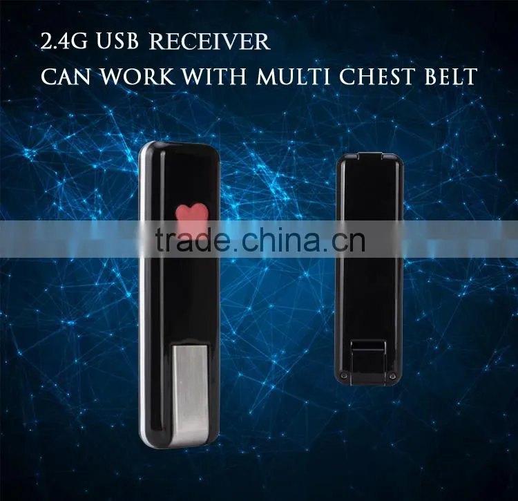 KYTO factory outlet 2.4G USB receiver to work with multi heart rate belts