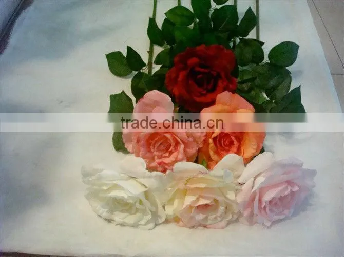 artificial wet rose/real touch artificial rose flower/natural touch rose flowers
