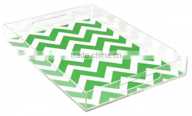 beautiful wholesale custom acrylic serving tray,clear acrylic tray,acrylic tray with insert manufacturer