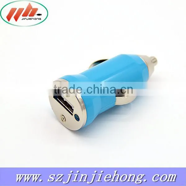 1A output Super fast wholesale custome 1 port single usb car charger for Iphone6 usb car charger