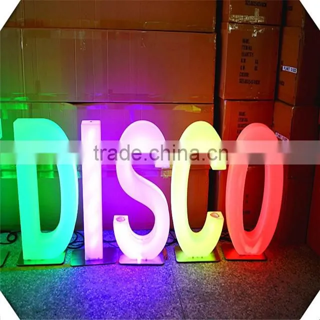 good quality brightness advertising led letter light, changeable led letter sign