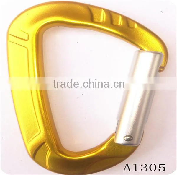 Classic Aviation Aluminum Sports Carabiner With Snap Hook For Climbing Use