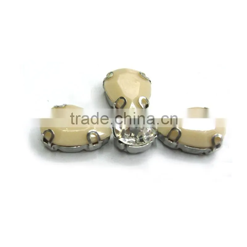 rhinestone chaton kuantan matte chunky resin beads candy pastel color garment claw diy beading