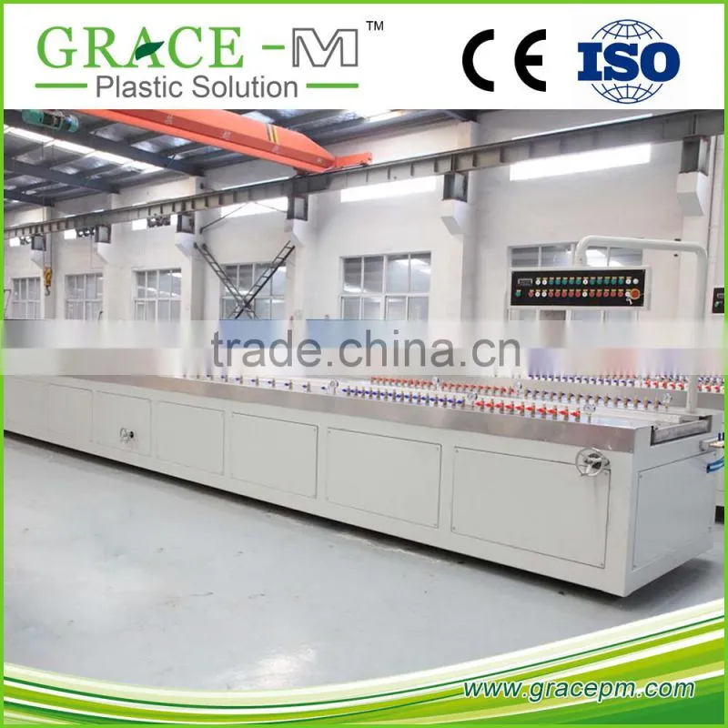 High efficiency plastic extrusion machine