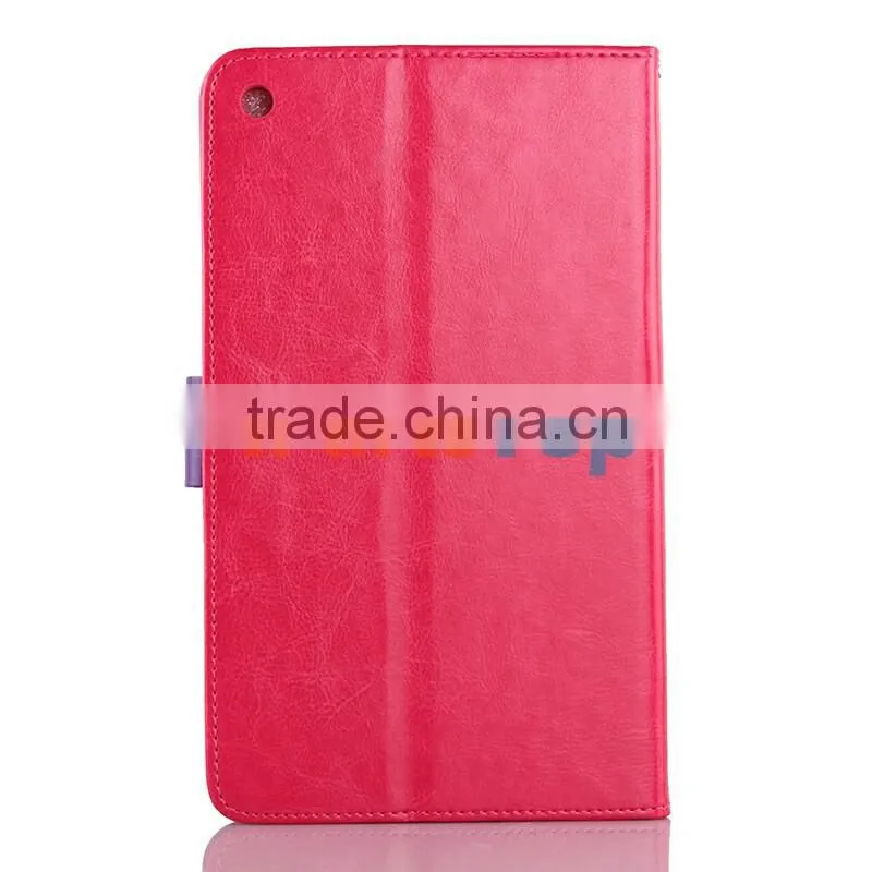 Wholesale Colored Leather Case For Asus Fonepad 8 FE380 CG Flip Cover TPU Protective Book Case