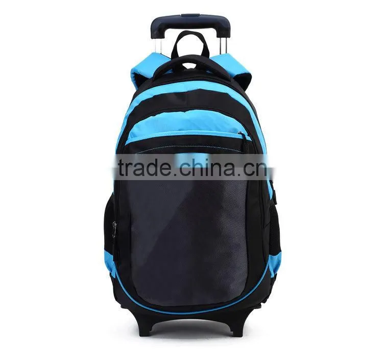 China New Style Wheeled Backpack School Trolley Bags BB021