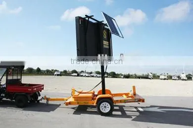 Australian standard solar traffic LED trailer signs VMS