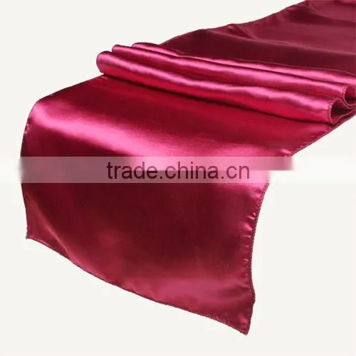 Satin Table Runner Table Cloth for Wedding Decor Supply Party Decor