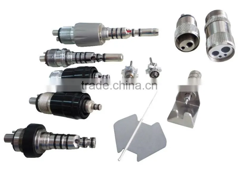 Dental high speed handpiece with quick coupling