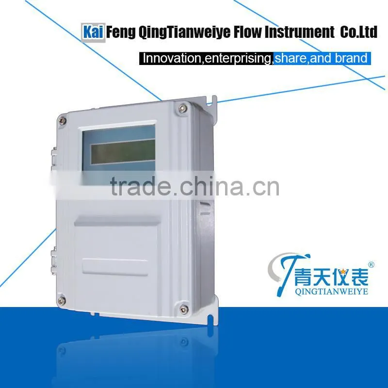 Clamp type ultra sonic fixed flowmeter