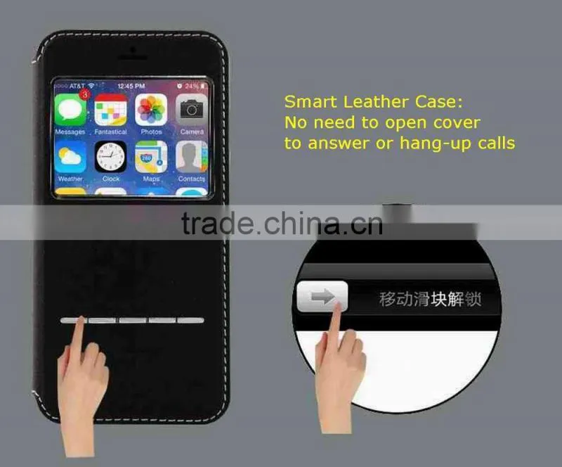 Leather case mobile phone
