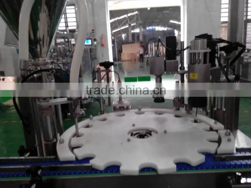 ZHG-50 Automatic facial cream ce certificate filling and capping machine