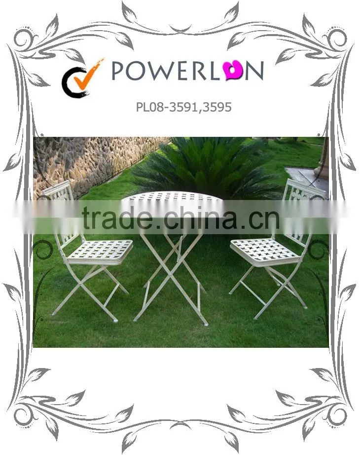 Portable Wooden Steel Folding Garden Furniture