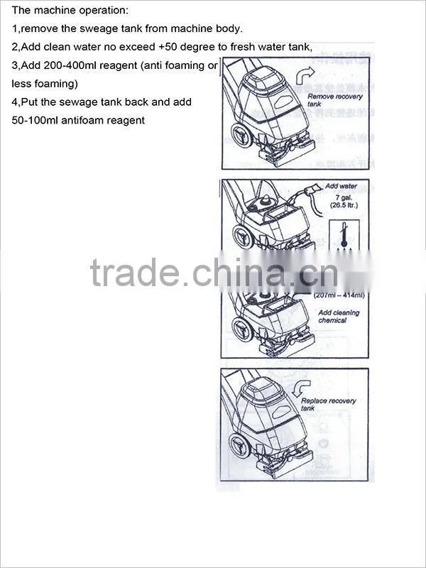 Hot sales 30% off carpet sweeper machine