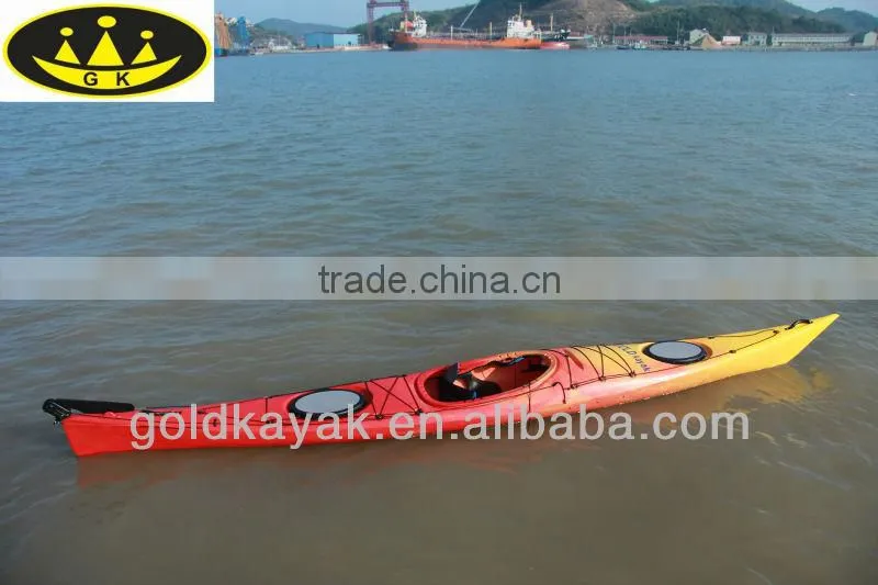 Plastic single sea kayak