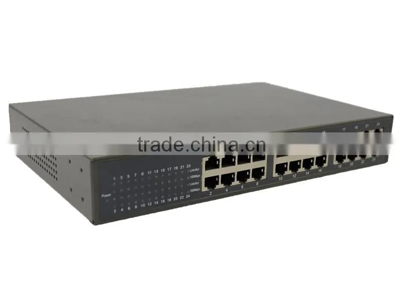 steel case 24 port 10/100M Switch (WD-1024R)
