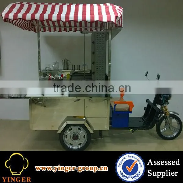 Customized Mobile Outdoor Street Vending Trailer/ Outdoor Retail Kiosks Coffee Cart Design