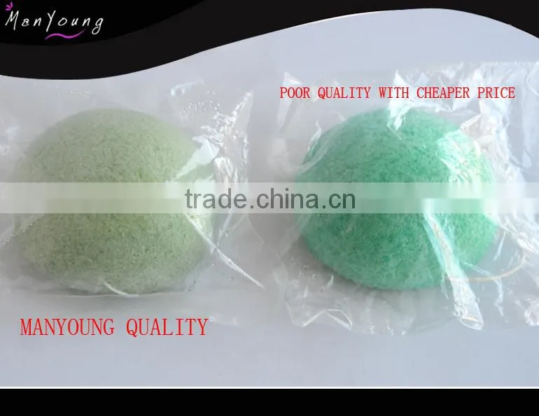 Heart shap charcoal konjac sponge