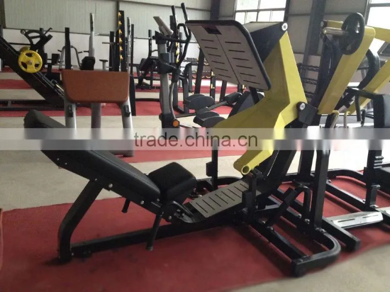 Pure strength plate loaded gym type LEG PRESS