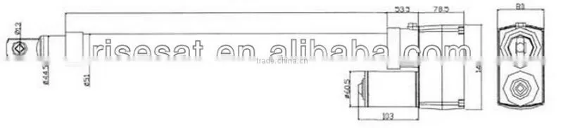 Heavy Duty electric Linear Actuator RS-Q+