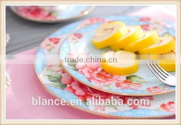 home goods dinnerware in peony design