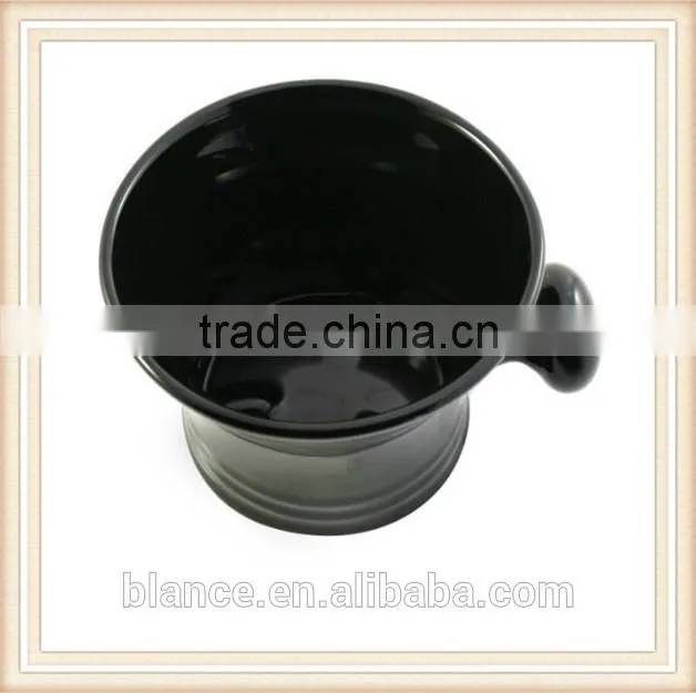 ceramic shaving bowl black shaving soap mug design