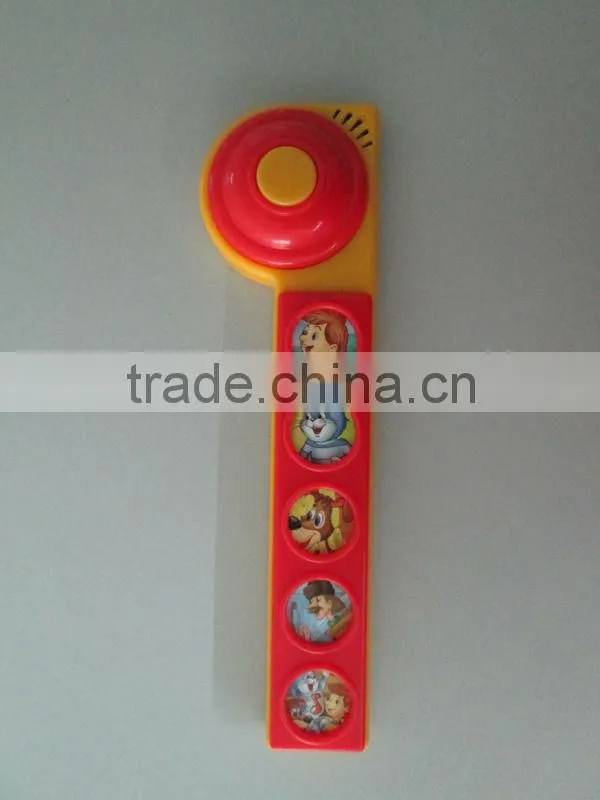 Talking button musical books toy